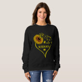 Blessed To Be Called Autism Mom Sunflower Heart Cu Sweatshirt (Vorne ganz)