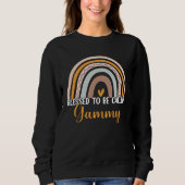 Blessed To Be Called Gammy Boho Rainbow Mother s D Sweatshirt (Vorderseite)