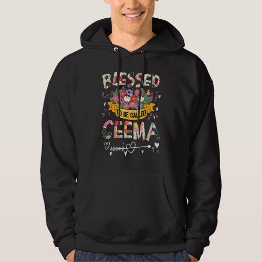 Blessed To Be Called Geema Looks Like Cute Grandma Hoodie (Vorderseite)