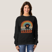 Blessed To Be Called Grammie Groovy Rainbow Mother Sweatshirt (Vorne ganz)