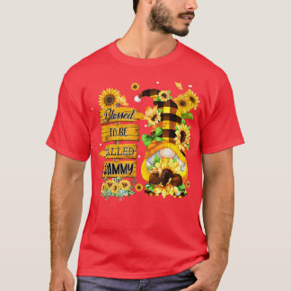 Blessed To Be Called Grammy Gnome Sunflower Cute M T-Shirt