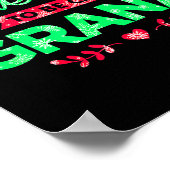 Blessed To Be Called Grana Funny Grandma Christmas Poster (Ecke)