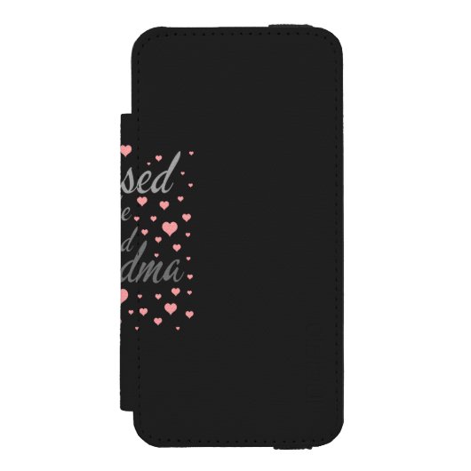 Blessed to be called grandma incipio iPhone Geldbeutel-Hülle (Folio Vorderseite)