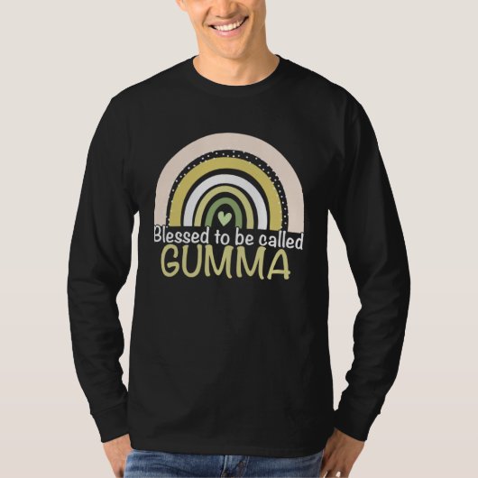 Blessed To Be Called Gumma Boho Rainbow Mother s D T-Shirt (Vorderseite)