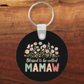 Blessed to be called Mamaw Schlüsselanhänger (Rückseite)