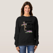 Blessed To Be Called Mom And Meemaw Floral Mother' Sweatshirt (Vorne ganz)