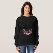 Blessed To Be Called Motha Women Floral Decor Mom Sweatshirt (Vorne ganz)