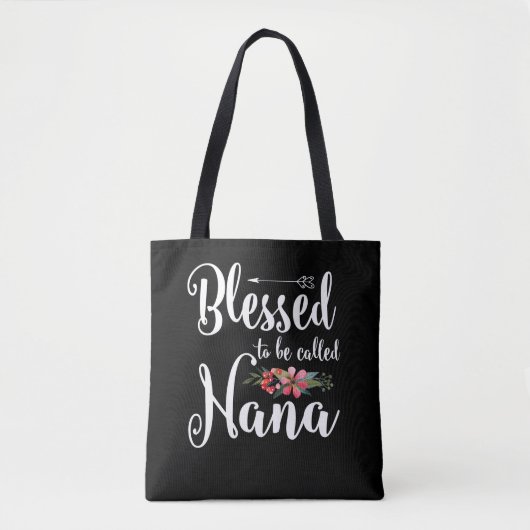 Blessed To Be Called Nana Grandma Mothers Day Tasche (Vorderseite)