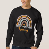 Blessed To Be Called Nanny Boho Rainbow Mother s D Sweatshirt (Vorderseite)