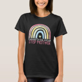 Blessed To Be Called Stepmother Rainbow Happy Moth T-Shirt (Vorderseite)