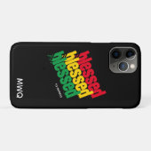 BLESSED TO IMPRESS Monogramm Case-Mate iPhone Hülle (Rückseite (Horizontal))