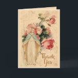 Blessed Virgin Mary Floral Customizable Dankeskarte<br><div class="desc">Beautiful floral image with the Blessed Virgin Mary.
Text may be customized for any occasion!</div>