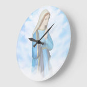 Blessed Virgin Mary Wall Clock Große Wanduhr (Winkel)