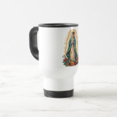 Blessed Virgin of Guadalupe Travel Mug Reisebecher (Vorderseite Links)