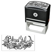 Blessed Yule Rubber Stamp Permastempel (Beispiel)