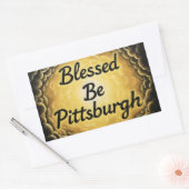 BlessedBePittsburgh Rechteckiger Aufkleber (Umschlag)