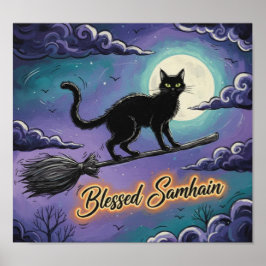 BlessedSamhainKatze Poster