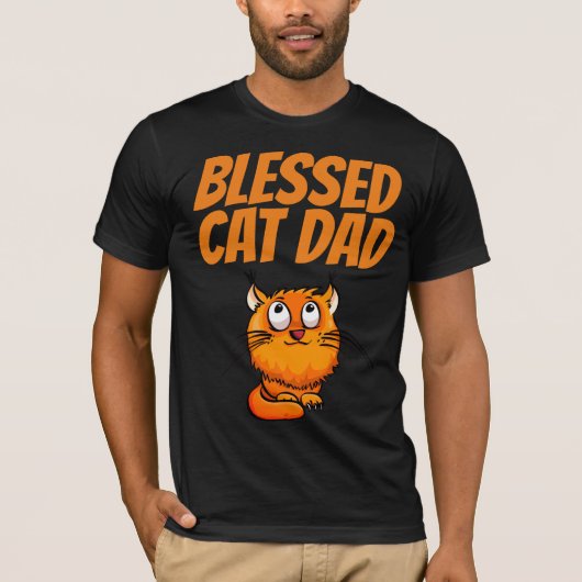 BLESSEED CAT VATER GINGER T - SHIRT (Vorderseite)