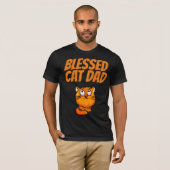BLESSEED CAT VATER GINGER T - SHIRT (Vorne ganz)