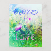 BLESSEED LIFE VERDE POSTCARD POSTKARTE (Vorderseite)