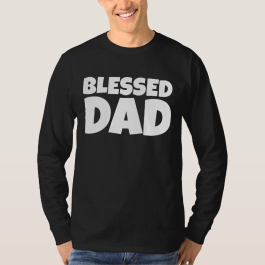 BLESSEED VATER dunkle T - Shirt (Vorderseite)