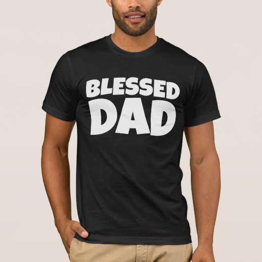 BLESSEED VATER dunkle T - Shirt (Vorderseite)