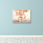 BLESSEED Weihnachtsfeiertag Foto Leinwanddruck (Insitu (Holzboden))