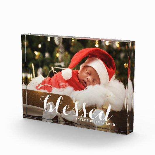 BLESSEED Weihnachtsfeiertag Fotoblock (Rechts)