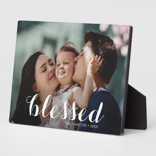 BLESSEET Script Tabletop Easel Foto Fotoplatte (Seite)