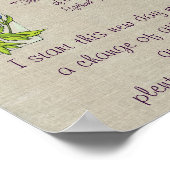 Blessenddruck Poster (Ecke)