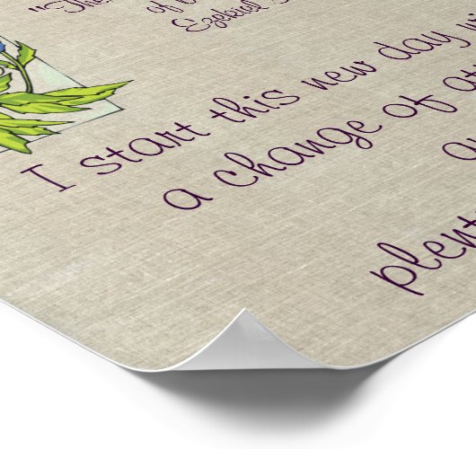 Blessenddruck Poster (Ecke)