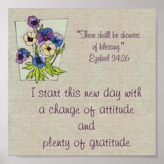 Blessenddruck Poster (Vorne)