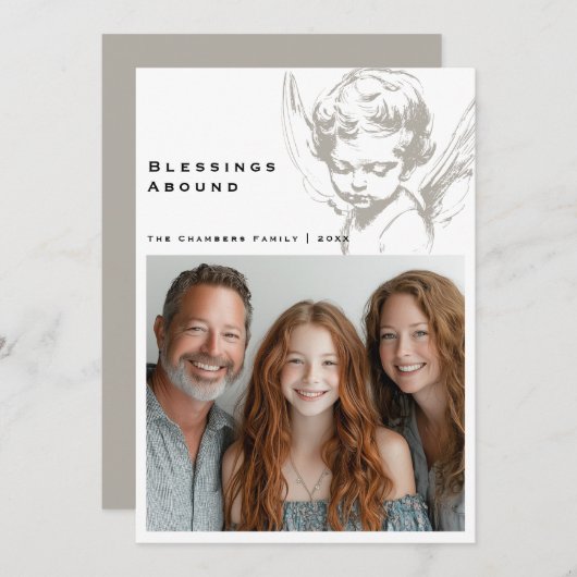 Blessign Abound Religiöse Weihnachten (Vorne/Hinten)