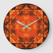 Blessing Abstract Große Wanduhr (Vorderseite)