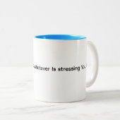 Blessing And Motivation Mug Zweifarbige Tasse (VorderseiteRechts)