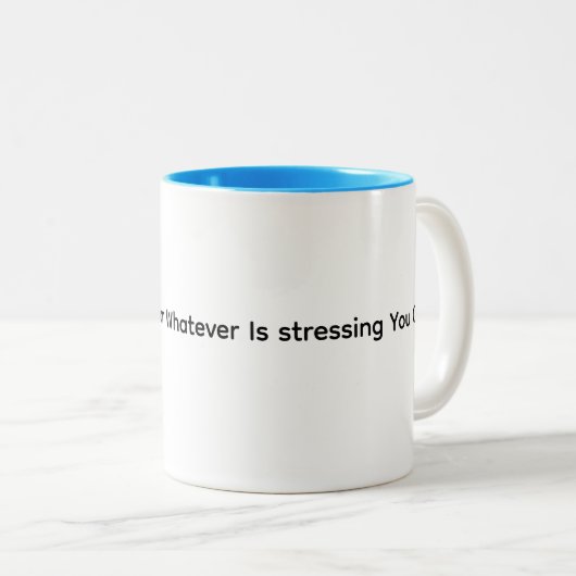 Blessing And Motivation Mug Zweifarbige Tasse (VorderseiteRechts)