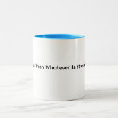 Blessing And Motivation Mug Zweifarbige Tasse (Mittel)