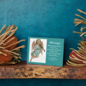 Blessing Angel Poetry Plaque Fotoplatte (Seite)