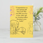 Blessing from Above Einladung (Stehend Vorderseite)