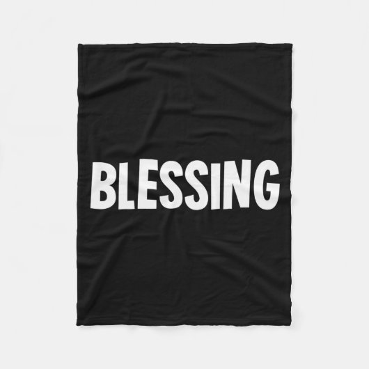 Blessing In Disguise Funny Halloween Costume Idea  Fleecedecke (Vorderseite)
