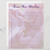 Blessing List Letterhead (Vorne/Hinten)