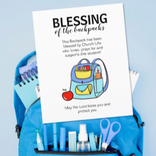 Blessing of the backpacks  flyer