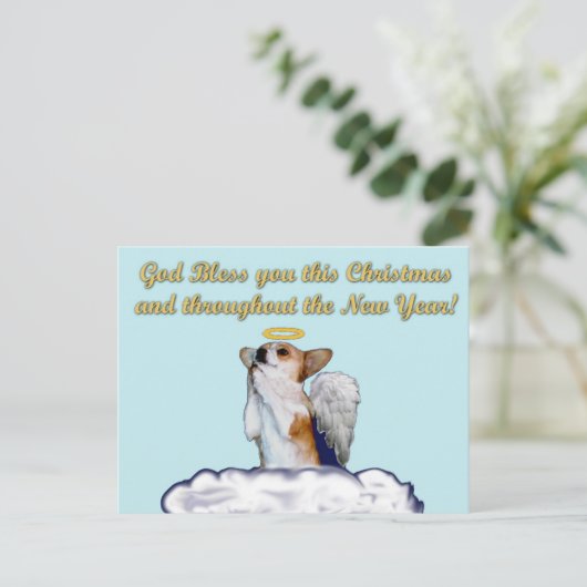 Blessing Prayer Dott Angel Postcard Postkarte (Stehend Vorderseite)