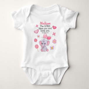 Blessing Scripting Baby Bodysuit Individuelle Name Baby Strampler