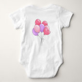 Blessing Scripting Baby Bodysuit Individuelle Name Baby Strampler (Rückseite)