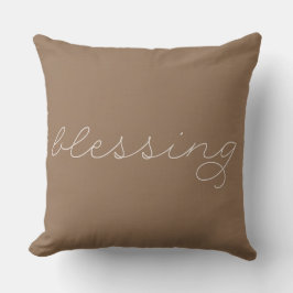 Blessing Throw Pillow Kissen