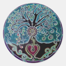 Blessing Tree of Life Mandala Sticker