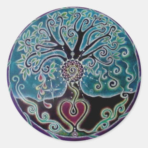 Blessing Tree of Life Mandala Sticker