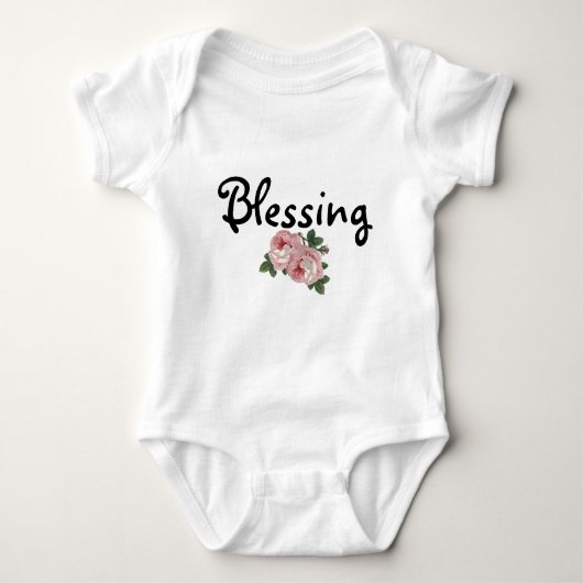 Blessing Tutu Bodysuit Baby Strampler (Vorderseite)