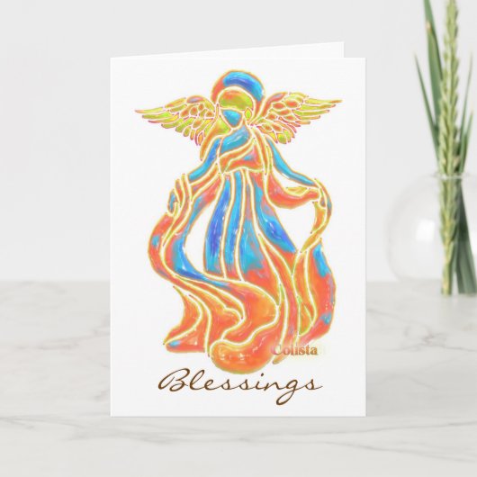 Blessings Angel Card Karte (Vorderseite)